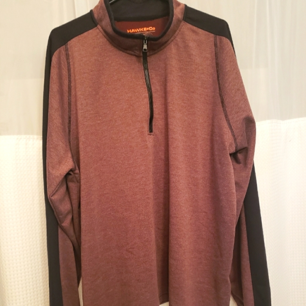 Hawke & Co Men's long sleeve athletic sweater